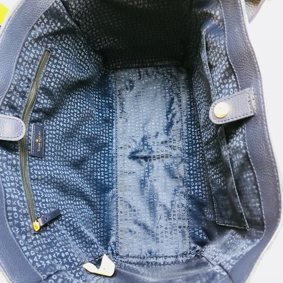 RARE! Kate Spade Large Denim Tassel Shoulder Bag - Picture 6 of 8